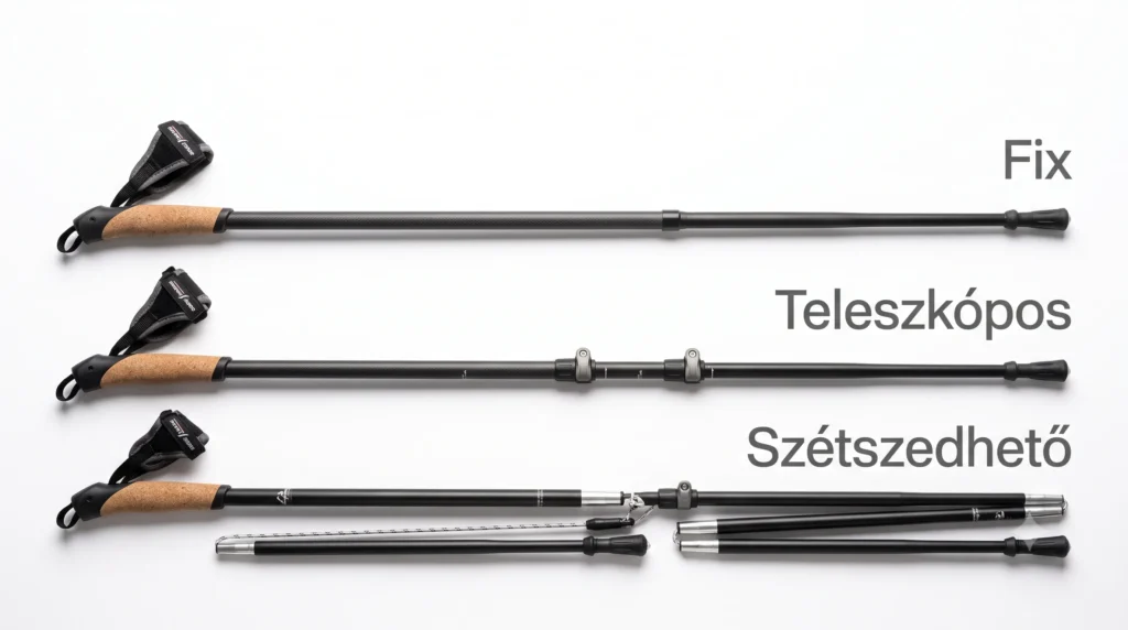 Nordic walking botok típus szerint 